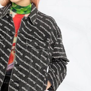 Alexander Wang all-over logo-print jacket